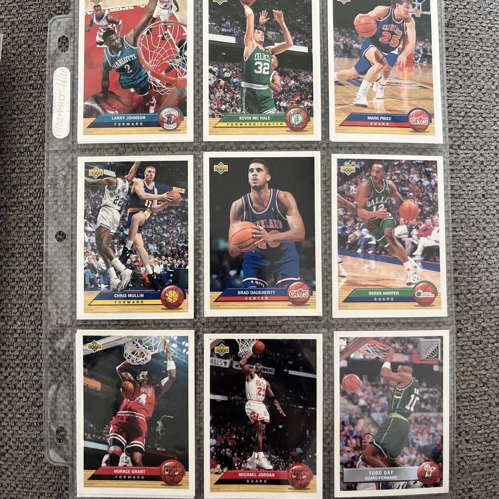 90s Basketball Card Lot Great Condition